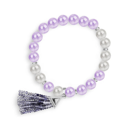 PURPLE JADE JASPER MOONSTONE BRACELET