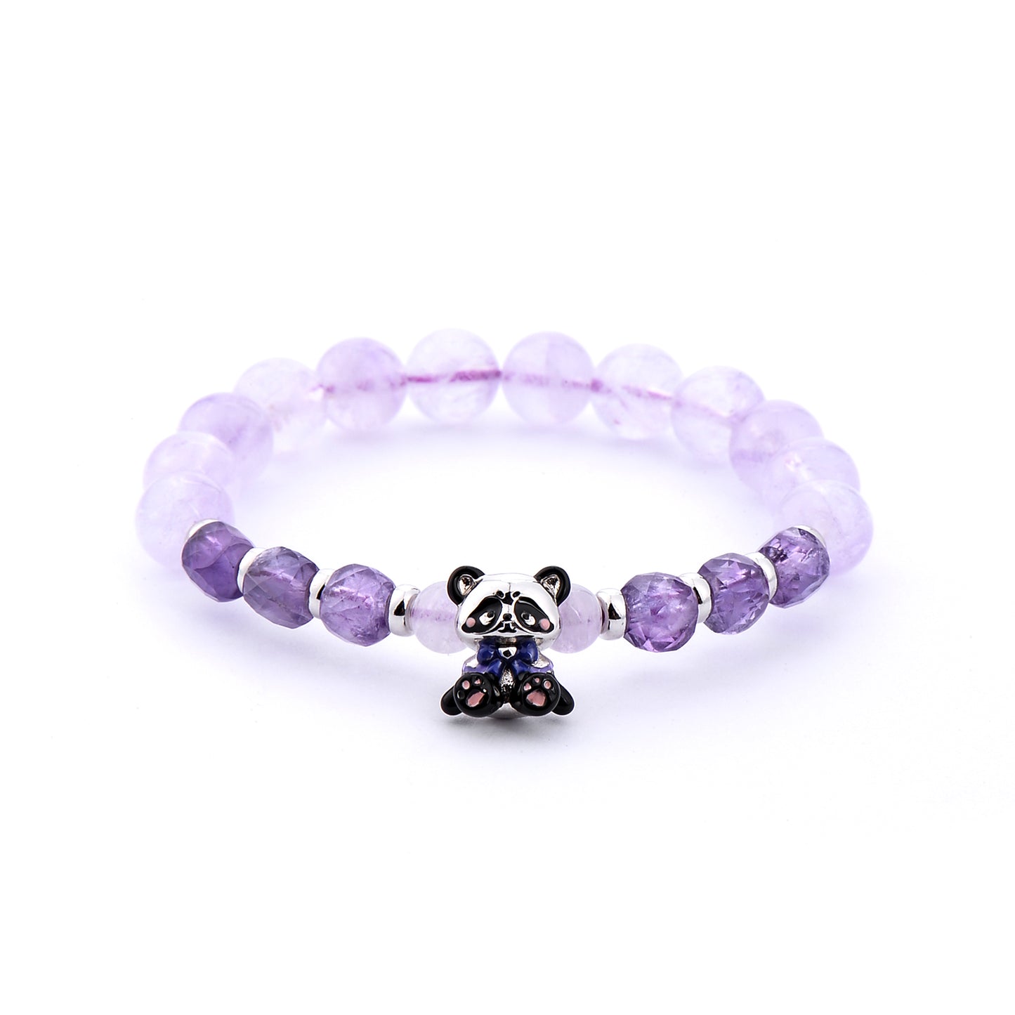 Natural crystal panda Bracelet