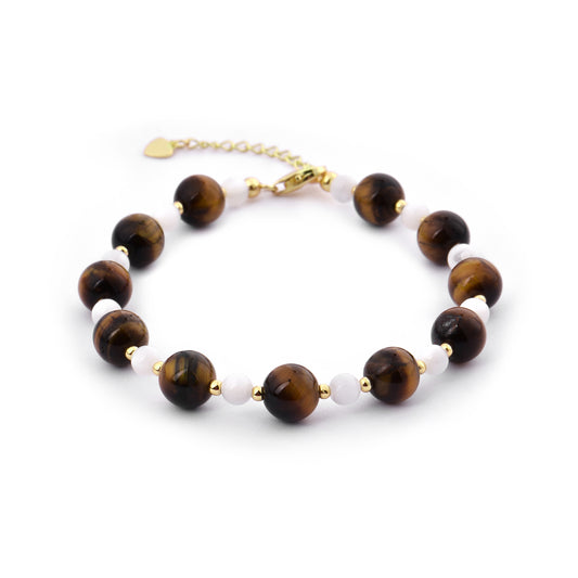 Mother of Pearl Tiger Eye Bracelet