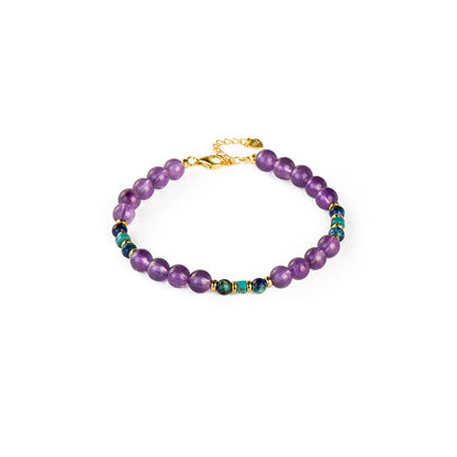 Amethyst Phoenix Chain Bracelet