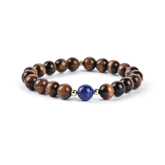 Tiger Eye Lazurite Bracelet