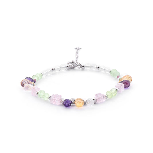 Bracelet en cristal coloré