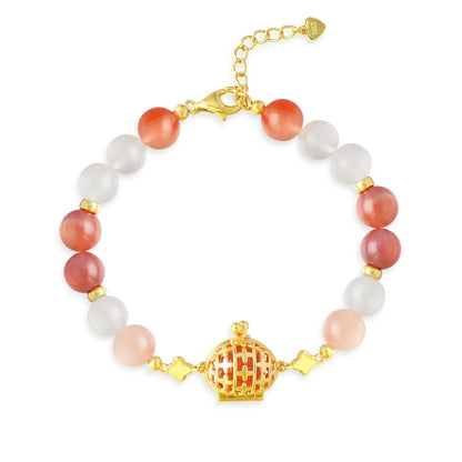 LITZ Red Agate Bracelet