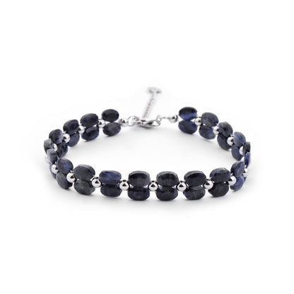 Sapphire Beaded Bracelet