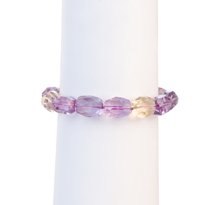 Chopped High Clarity Amethyst Bracelet