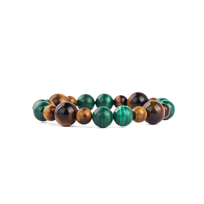 Island Malachite Tiger Eye Beads Bracelet