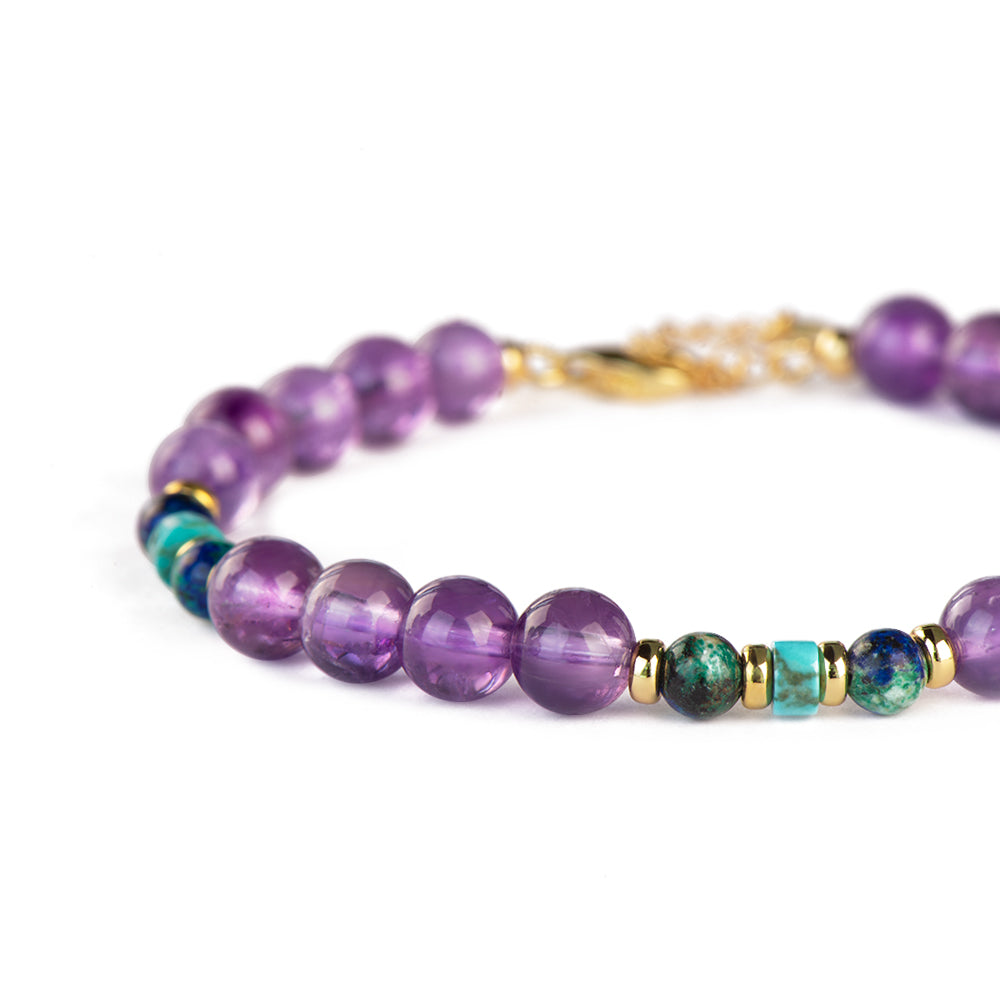 Amethyst Phoenix Chain Bracelet