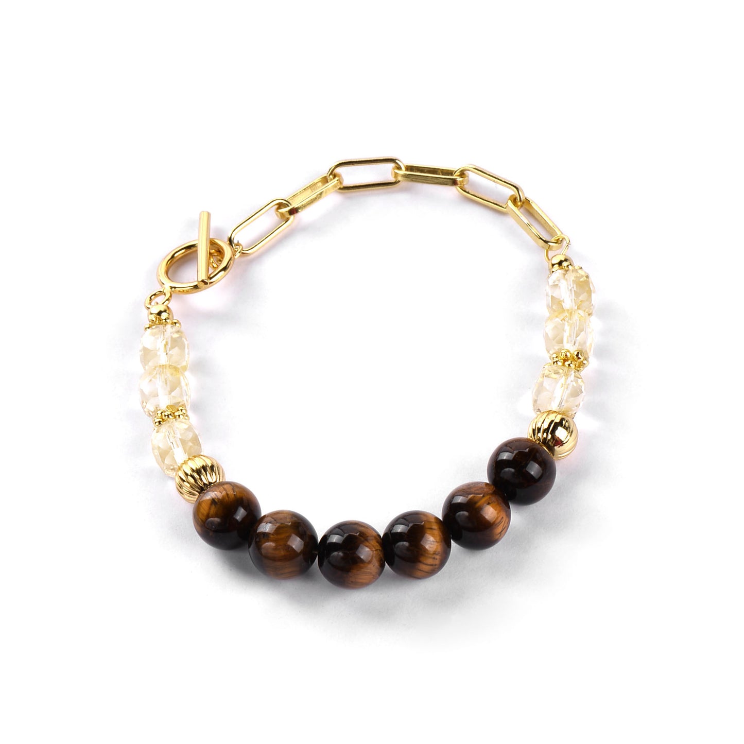 Tiger's Eye Citrine Bracelet