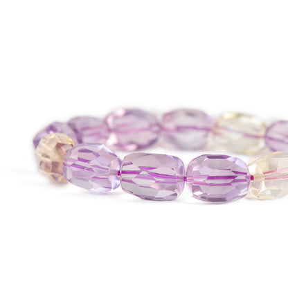 Chopped High Clarity Amethyst Bracelet