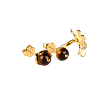 Mimosa Tiger Eye Earrings