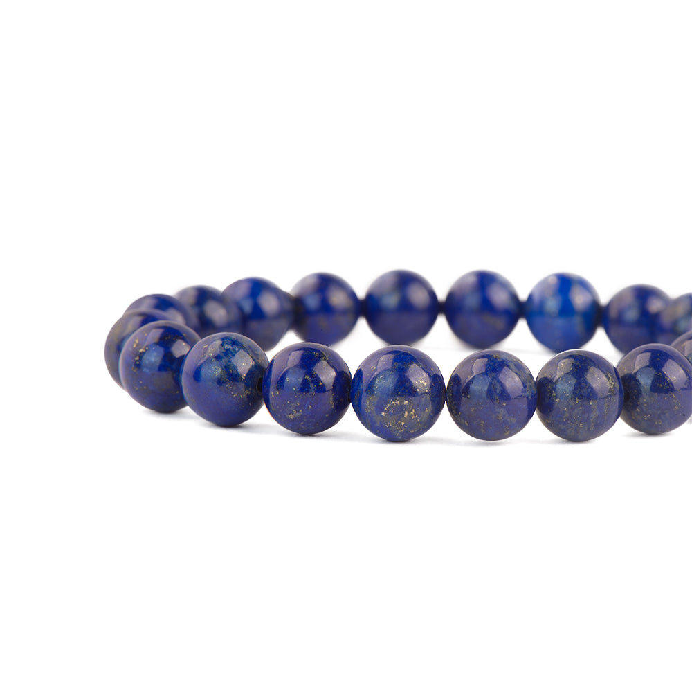 10mm Pure Lapis Lazuli Beads Bracelet