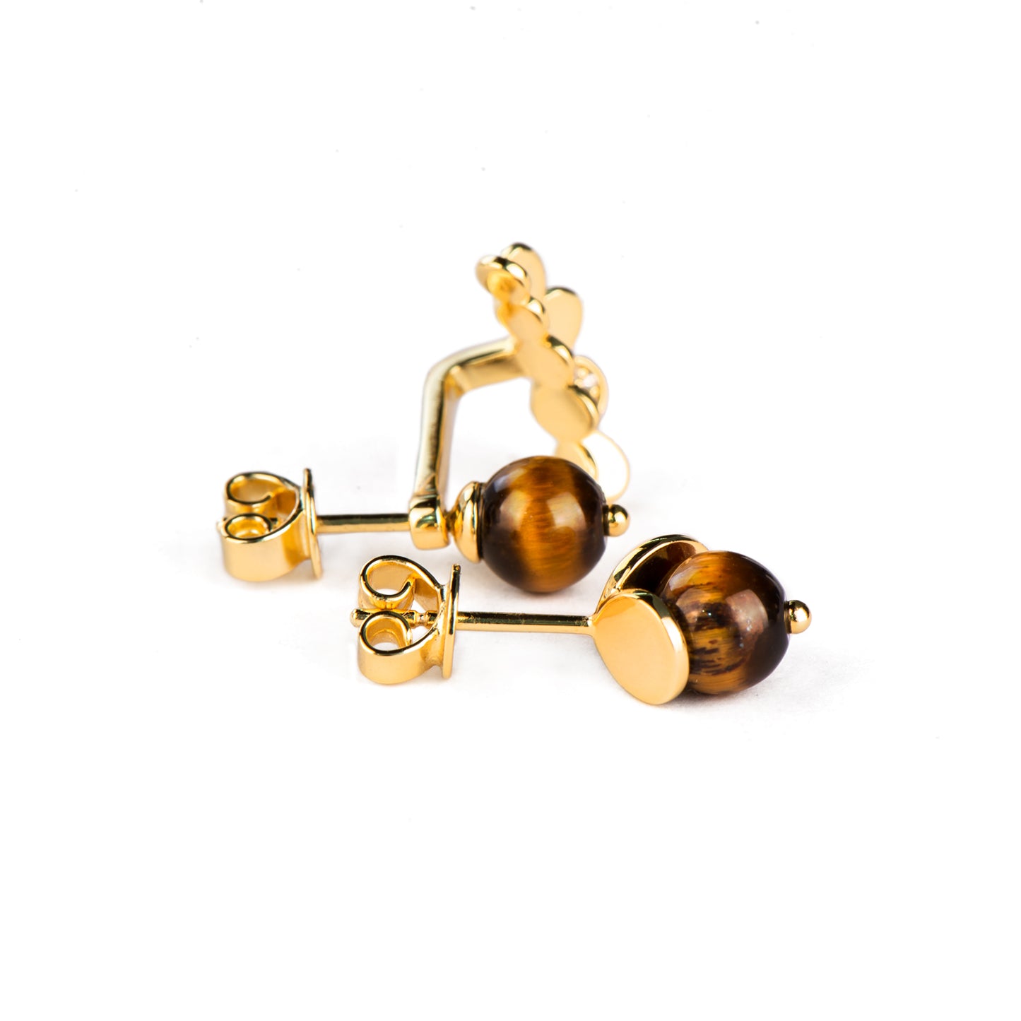 Mimosa Tiger Eye Earrings