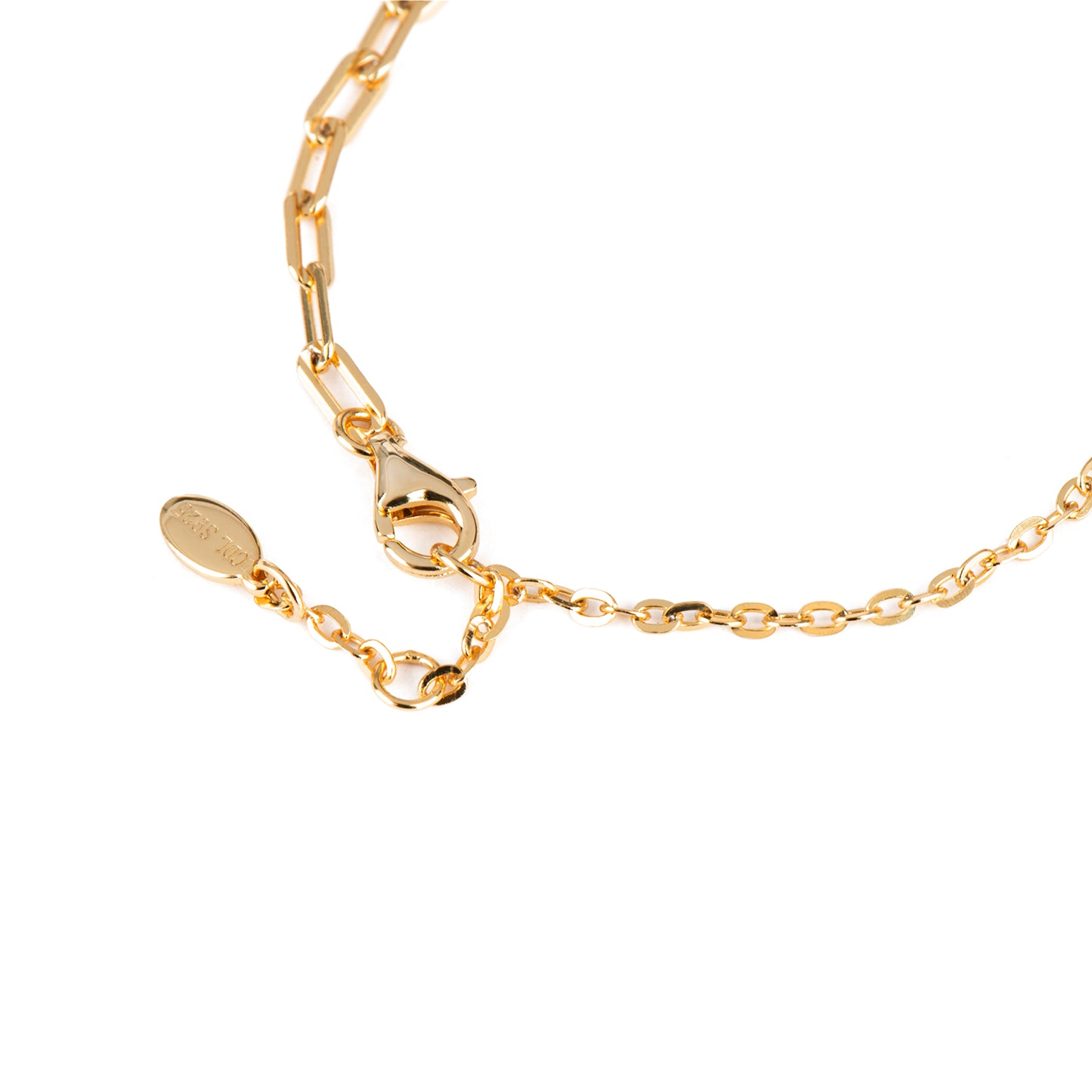 Ginkgo 18k Gold Plated Silver Golden Strawberry Quartz Bracelet