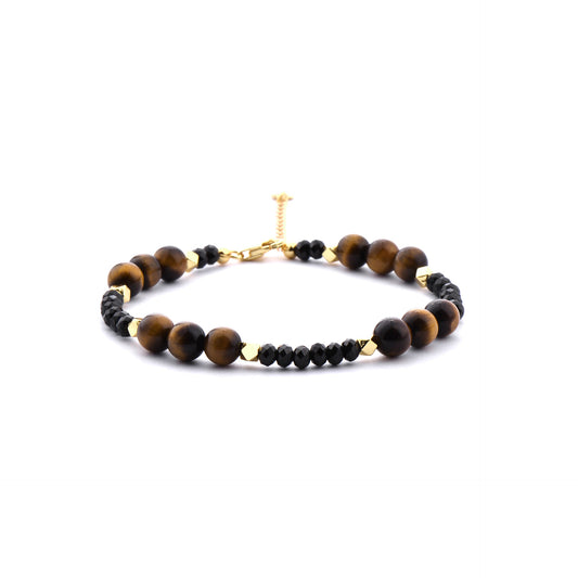 Tiger Eye Black Spinel Bracelet