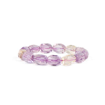 Chopped High Clarity Amethyst Bracelet