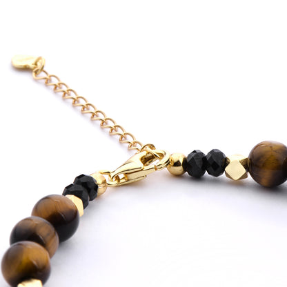 Tiger Eye Black Spinel Bracelet