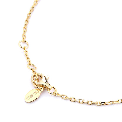 Owl Silver Plated 18k Gold Bracelet