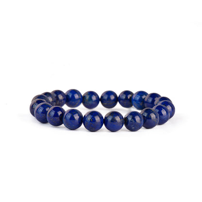 10mm Pure Lapis Lazuli Beads Bracelet