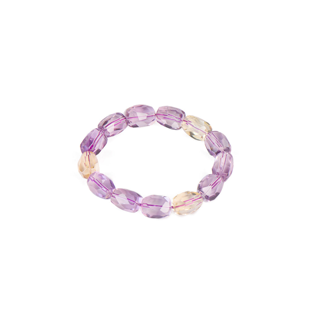 Chopped High Clarity Amethyst Bracelet