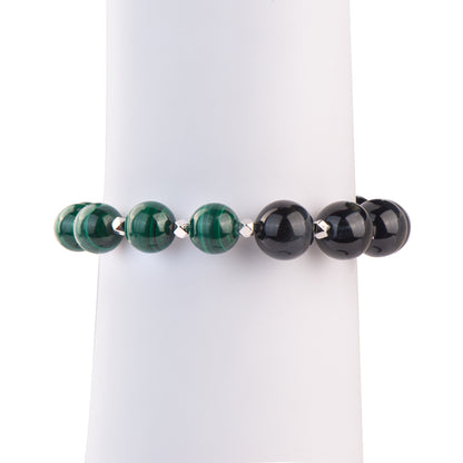 Island Tiger Eye Malachite Beads Bracelet