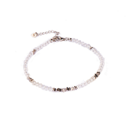 Morning Dew Rock Crystal Chain Bracelet