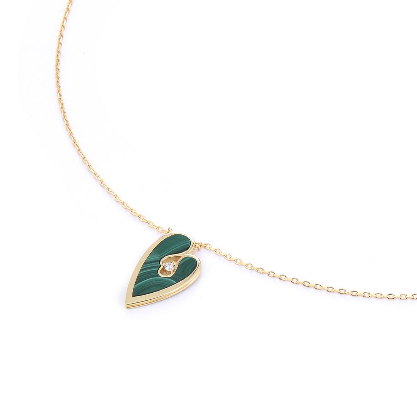 18K Gold Plated Silver Leaf Necklace