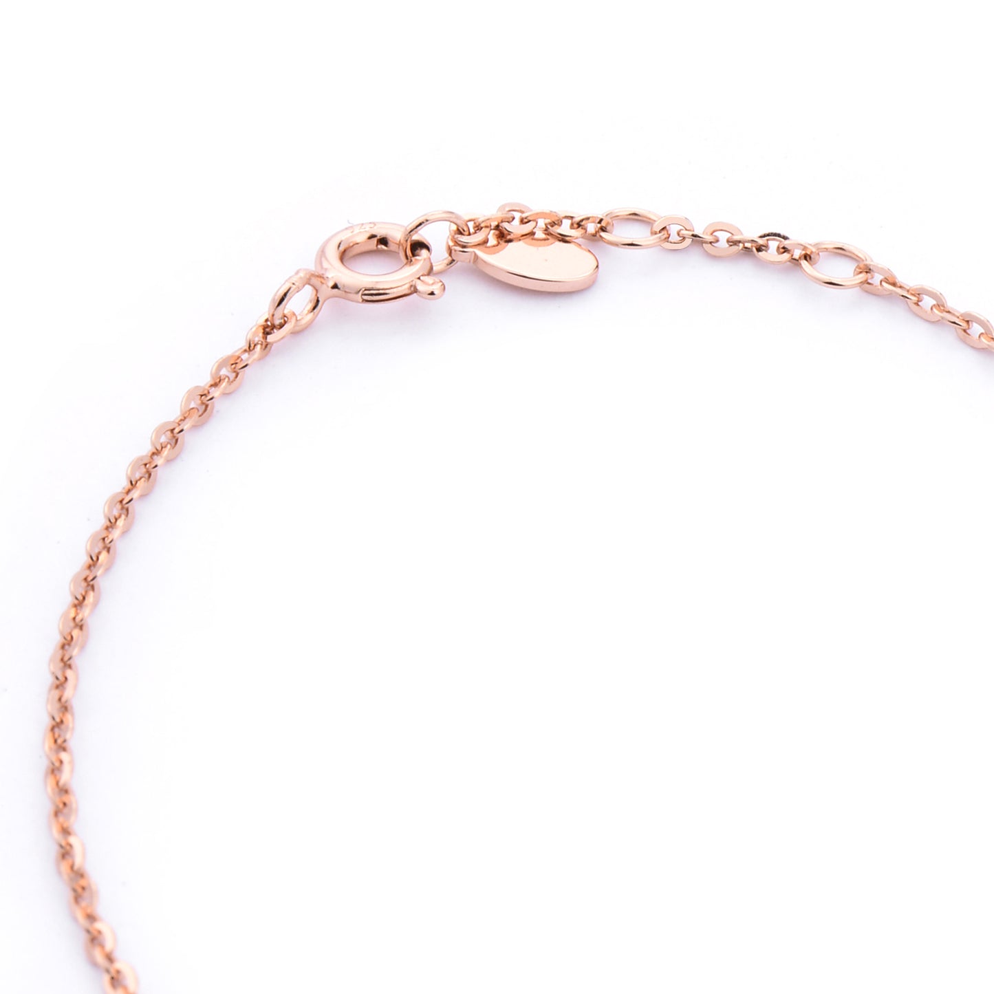 Rose Gold Plated Silver Butterfly Bracelet