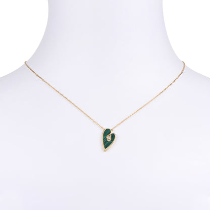 18K Gold Plated Silver Leaf Necklace