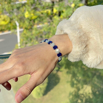 Lapis Lazuli Beaded Bracelet