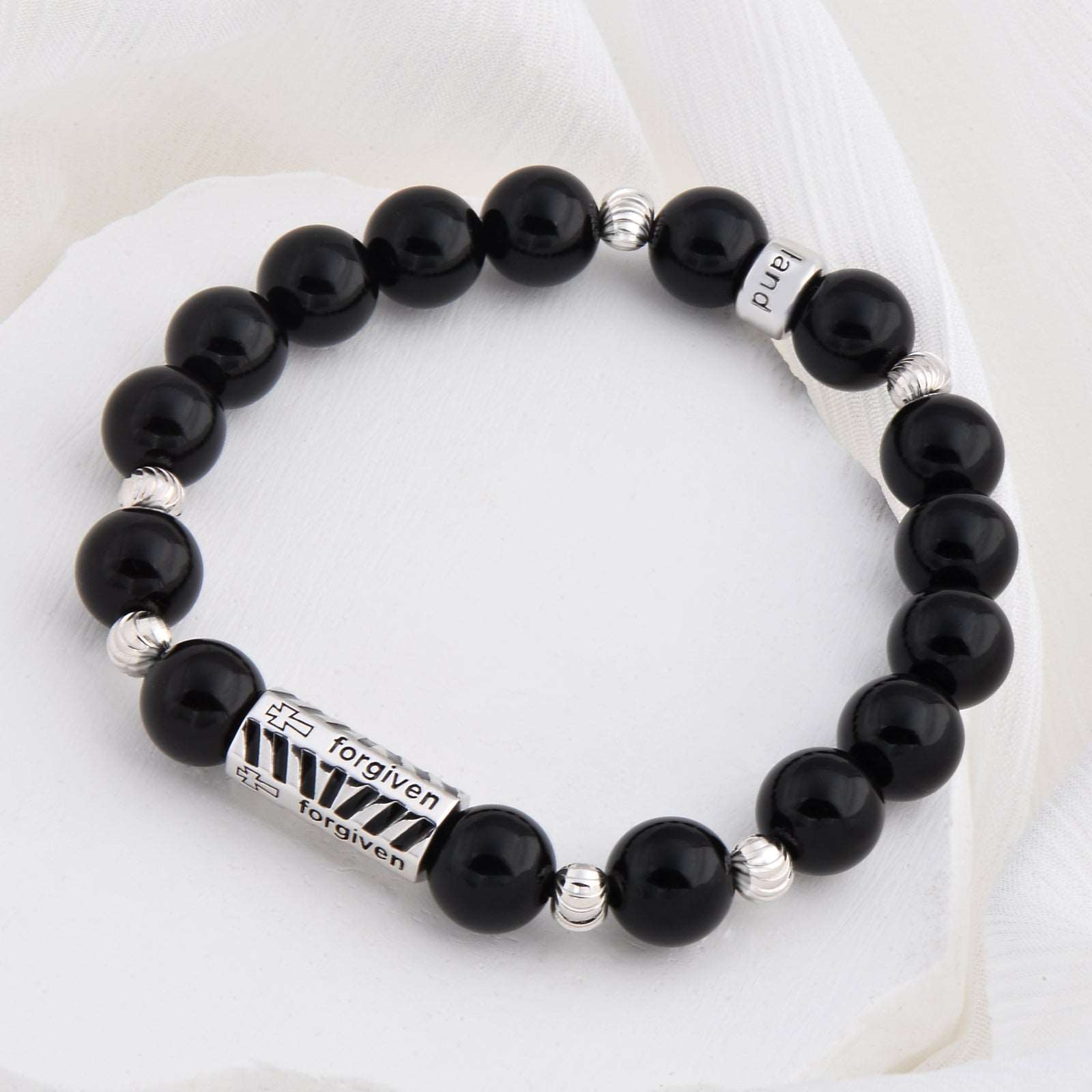 Natural Black Agate Bracelet 10 Mm Crystal Stone Bracelet Round Shape For Reiki Healing And Crystal Healing Stones