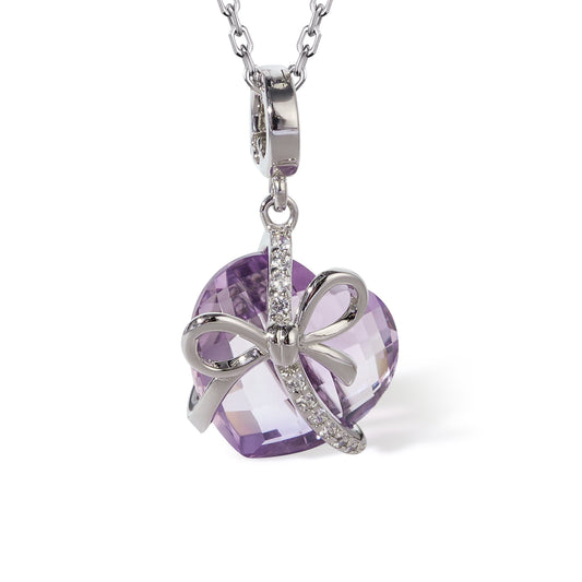 Amethyst Love Necklace