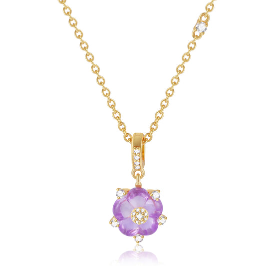 Amethyst Plum Blossom Necklace